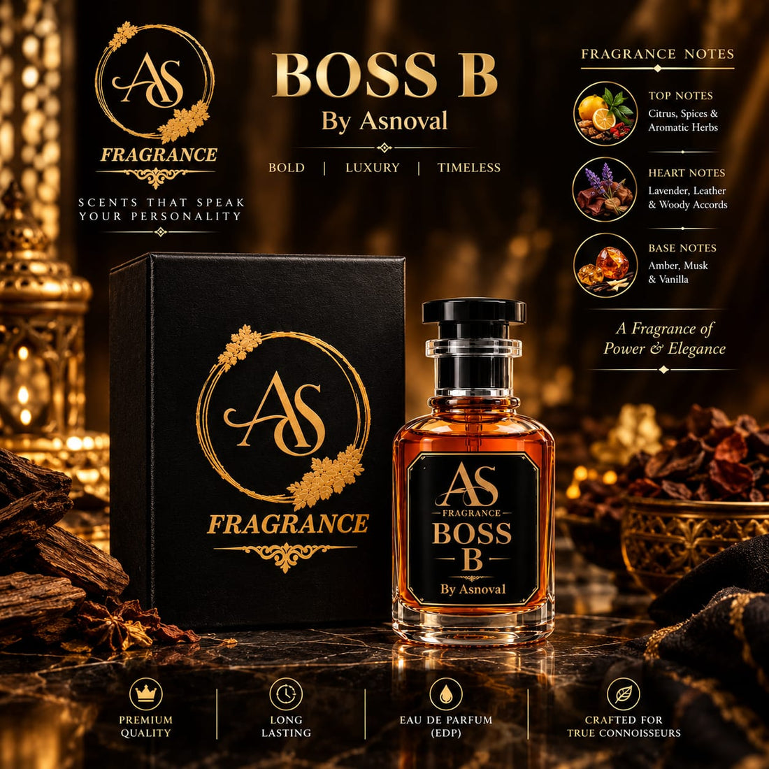 AS Fragrance BOSS B – The Signature of Power & Prestige