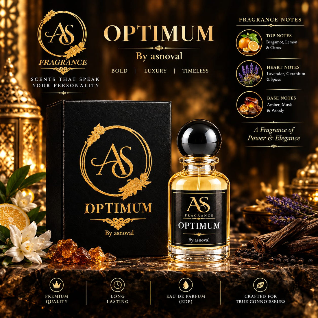 AS Fragrance Optimum – Premium Oriental Perfume