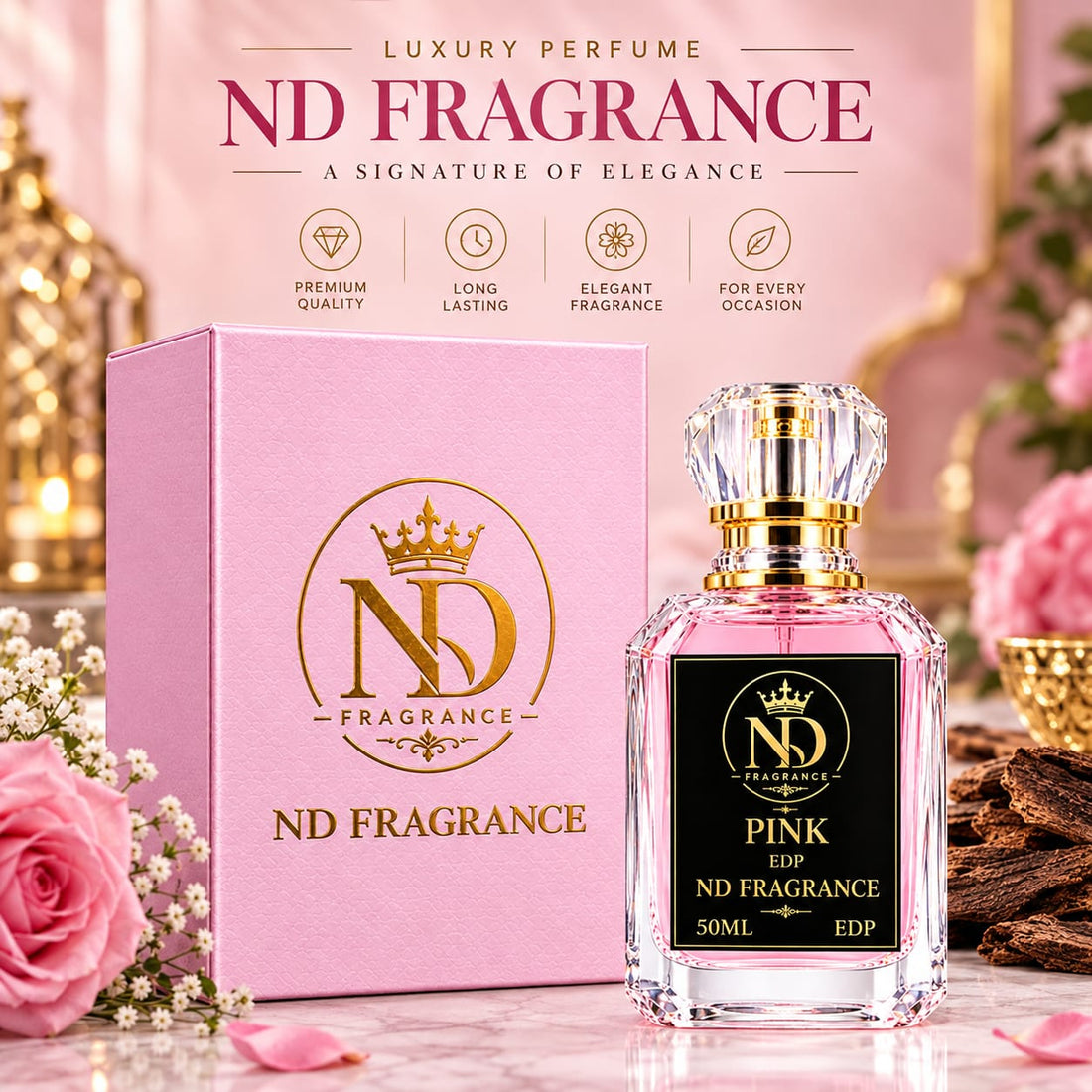 ND Fragrance PINK EDP – The Feminine Art of Luxury